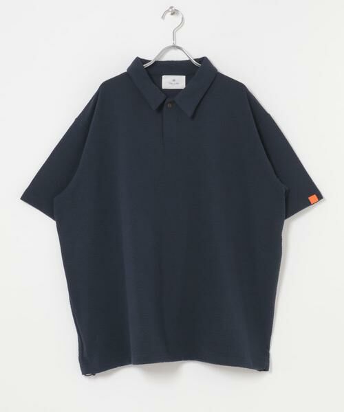 Sonny Label / サニーレーベル Tシャツ | カットシアサッカー襟付きプルオーバー | 詳細1