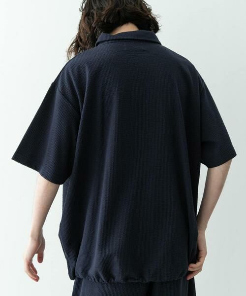 Sonny Label / サニーレーベル Tシャツ | カットシアサッカー襟付きプルオーバー | 詳細12