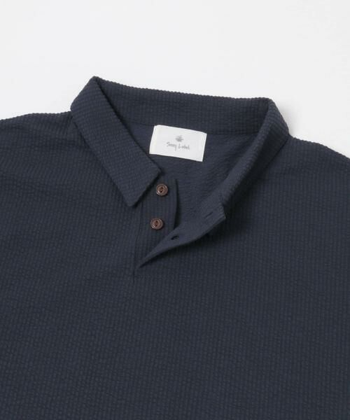 Sonny Label / サニーレーベル Tシャツ | カットシアサッカー襟付きプルオーバー | 詳細2