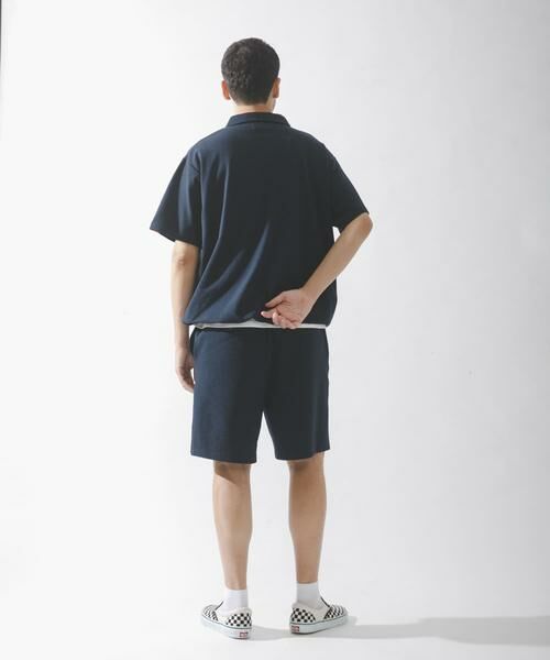 Sonny Label / サニーレーベル Tシャツ | カットシアサッカー襟付きプルオーバー | 詳細7