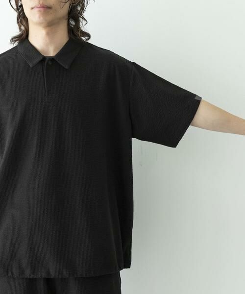 Sonny Label / サニーレーベル Tシャツ | カットシアサッカー襟付きプルオーバー | 詳細18