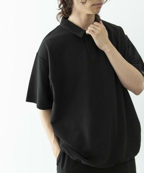Sonny Label / サニーレーベル Tシャツ | カットシアサッカー襟付きプルオーバー | 詳細9
