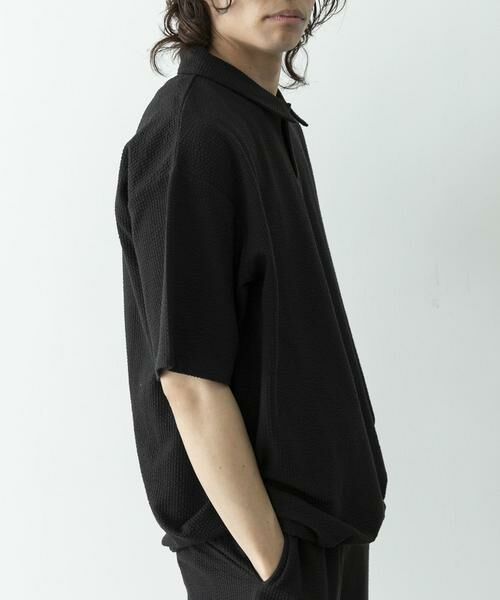 Sonny Label / サニーレーベル Tシャツ | カットシアサッカー襟付きプルオーバー | 詳細10