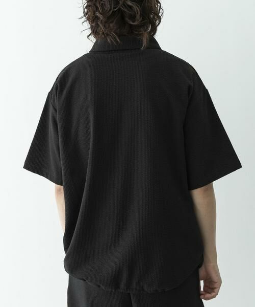 Sonny Label / サニーレーベル Tシャツ | カットシアサッカー襟付きプルオーバー | 詳細11