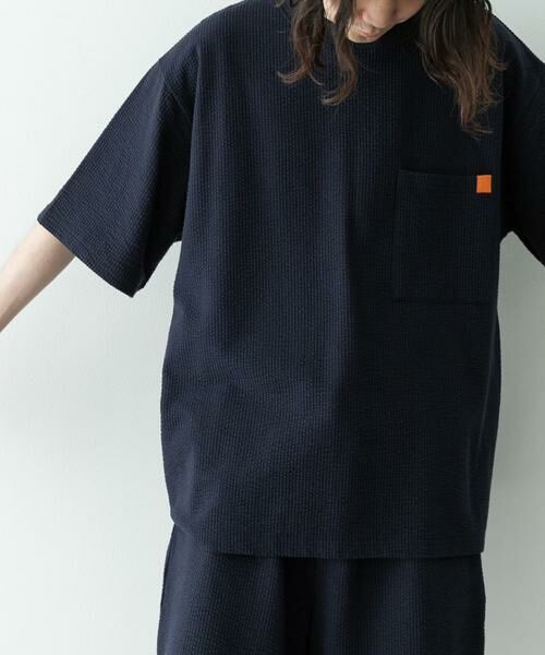 Sonny Label / サニーレーベル Tシャツ | カットシアサッカーショートスリーブTシャツ | 詳細11
