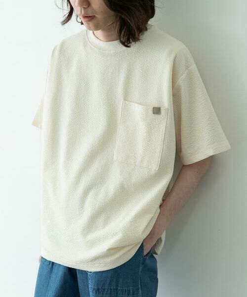 Sonny Label / サニーレーベル Tシャツ | カットシアサッカーショートスリーブTシャツ | 詳細21
