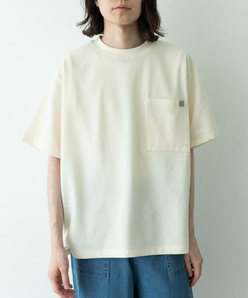 Sonny Label / サニーレーベル Tシャツ | カットシアサッカーショートスリーブTシャツ | 詳細22