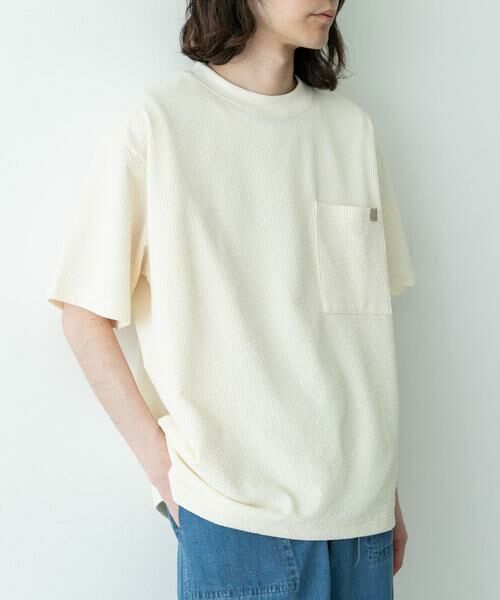 Sonny Label / サニーレーベル Tシャツ | カットシアサッカーショートスリーブTシャツ | 詳細23