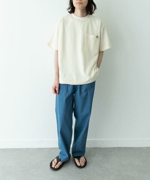 Sonny Label / サニーレーベル Tシャツ | カットシアサッカーショートスリーブTシャツ | 詳細24