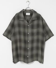 Sonny Label / サニーレーベル シャツ・ブラウス | オーバーダイチェックショートスリーブシャツ