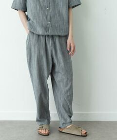 Sonny Label / サニーレーベル その他パンツ | ミニ千鳥格子イージーワイドパンツ