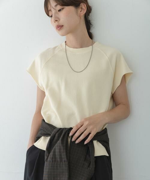 Sonny Label / サニーレーベル Tシャツ | ガーゼ裏毛フレンチスリーブスウェット | 詳細13