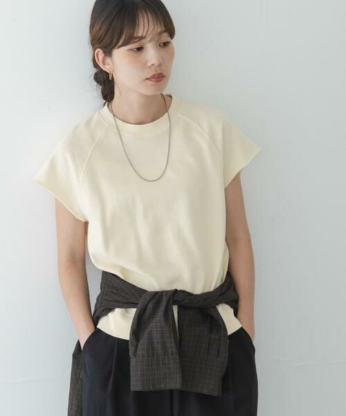 Sonny Label / サニーレーベル Tシャツ | ガーゼ裏毛フレンチスリーブスウェット | 詳細14