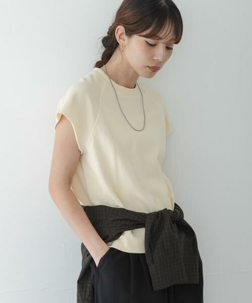 Sonny Label / サニーレーベル Tシャツ | ガーゼ裏毛フレンチスリーブスウェット | 詳細15