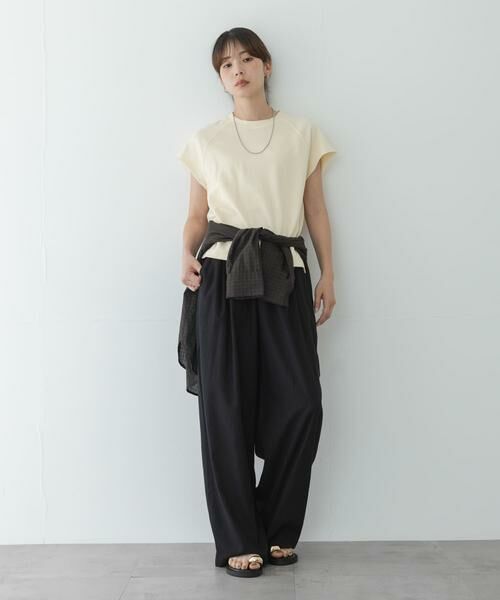 Sonny Label / サニーレーベル Tシャツ | ガーゼ裏毛フレンチスリーブスウェット | 詳細17