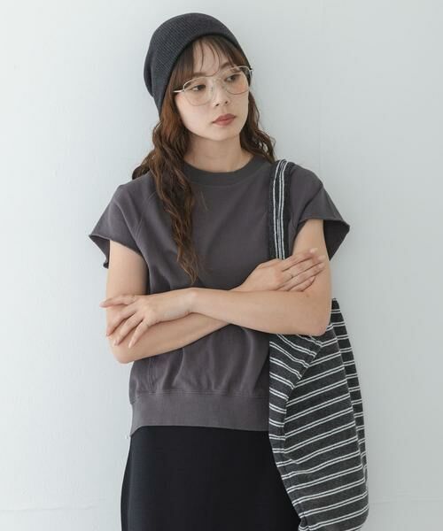 Sonny Label / サニーレーベル Tシャツ | ガーゼ裏毛フレンチスリーブスウェット | 詳細24