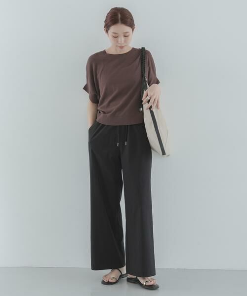 Sonny Label / サニーレーベル その他パンツ | ハイスペイージーセミワイドパンツ | 詳細19