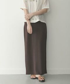 Sonny Label / サニーレーベル スカート | クールタッチIラインニットスカート