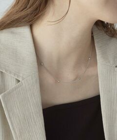 Sonny Label / サニーレーベル ネックレス・ペンダント・チョーカー | ステンレスボール×スネークチェーンネックレス