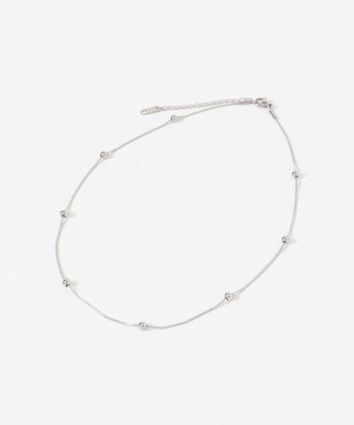 Sonny Label / サニーレーベル ネックレス・ペンダント・チョーカー | ステンレスボール×スネークチェーンネックレス | 詳細7