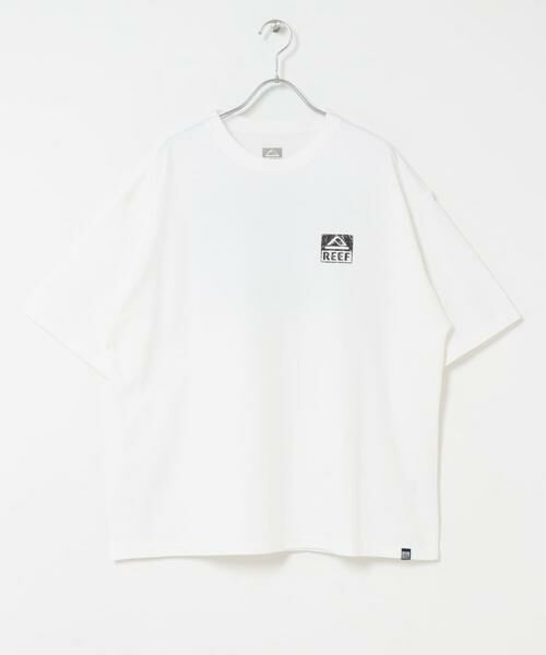 Sonny Label / サニーレーベル Tシャツ | REEF　BOX LOGO SHORT-SLEEVE T-SHIRTS（ホワイト）