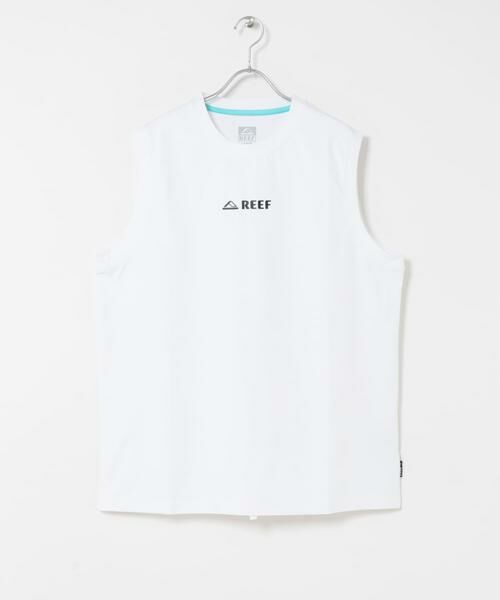 Sonny Label / サニーレーベル タンクトップ | REEF　1POINT LOGO RASH TANK-TOP（ホワイト）