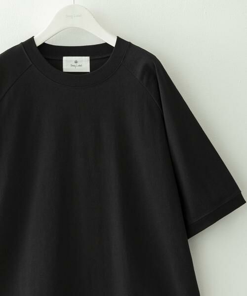 Sonny Label / サニーレーベル Tシャツ | ハイスペラグランショートスリーブTシャツ（ブラック）