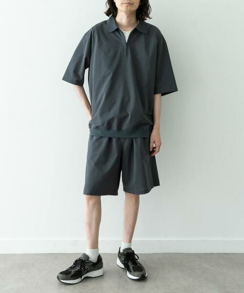 Sonny Label / サニーレーベル シャツ・ブラウス | ドットメッシュハーフジッププルオーバー | 詳細6