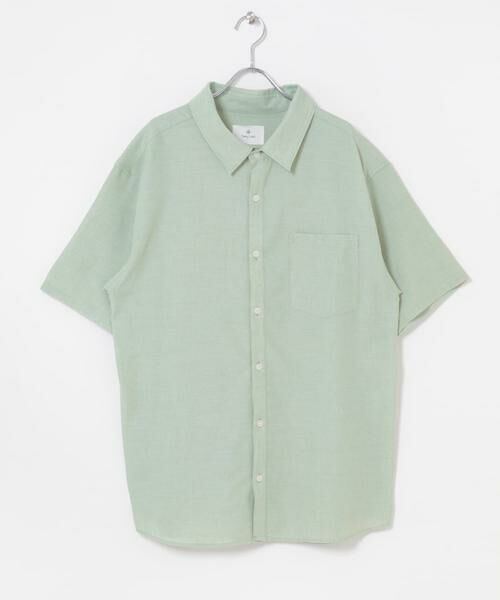Sonny Label / サニーレーベル シャツ・ブラウス | 接触冷感リネン混ショートスリーブシャツ | 詳細1