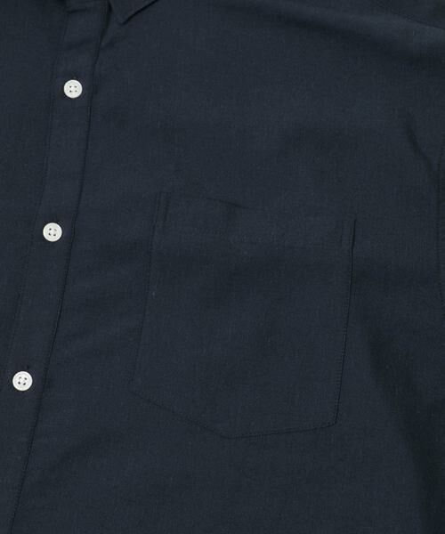 Sonny Label / サニーレーベル シャツ・ブラウス | 接触冷感リネン混ショートスリーブシャツ | 詳細7