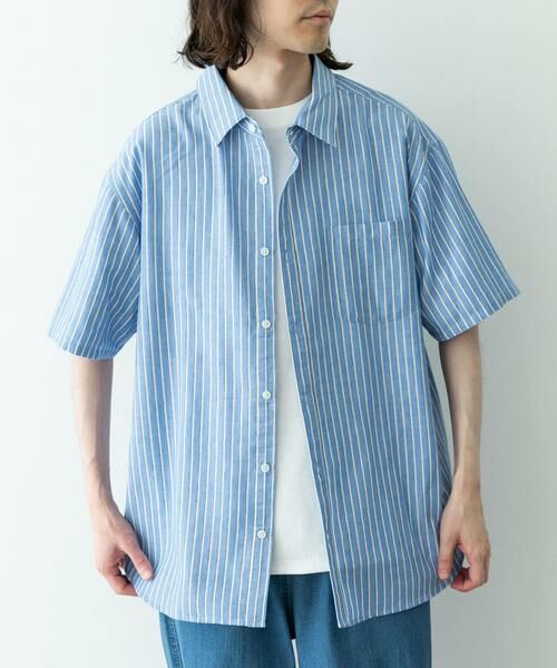 Sonny Label / サニーレーベル シャツ・ブラウス | 接触冷感リネン混ショートスリーブシャツ | 詳細25