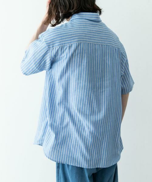 Sonny Label / サニーレーベル シャツ・ブラウス | 接触冷感リネン混ショートスリーブシャツ | 詳細28