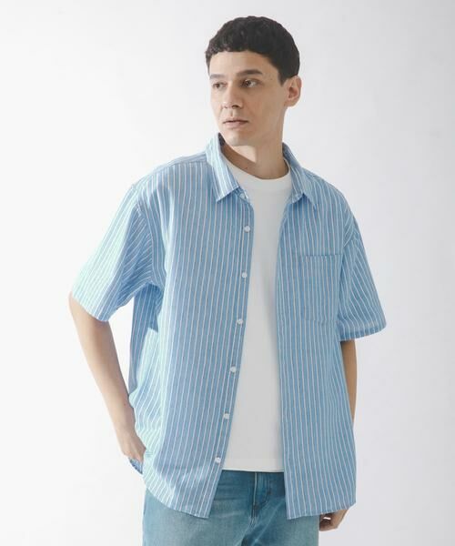 Sonny Label / サニーレーベル シャツ・ブラウス | 接触冷感リネン混ショートスリーブシャツ | 詳細17
