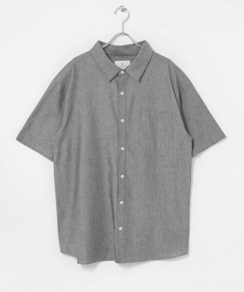 Sonny Label / サニーレーベル シャツ・ブラウス | 接触冷感リネン混ショートスリーブシャツ | 詳細13