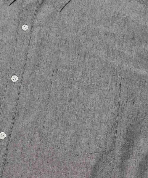 Sonny Label / サニーレーベル シャツ・ブラウス | 接触冷感リネン混ショートスリーブシャツ | 詳細14
