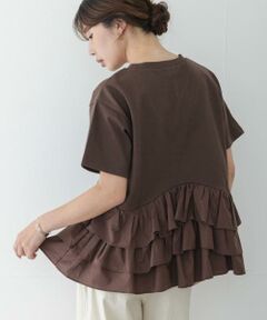 Sonny Label / サニーレーベル Tシャツ | ペプラムフリルカットソー