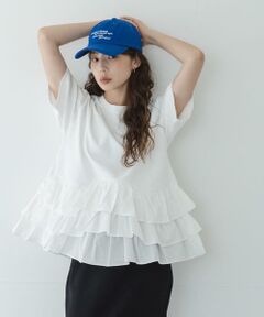Sonny Label / サニーレーベル Tシャツ | ペプラムフリルカットソー