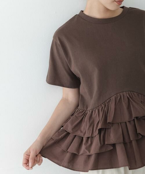 Sonny Label / サニーレーベル Tシャツ | ペプラムフリルカットソー | 詳細1
