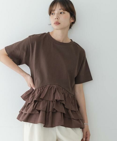 Sonny Label / サニーレーベル Tシャツ | ペプラムフリルカットソー | 詳細2