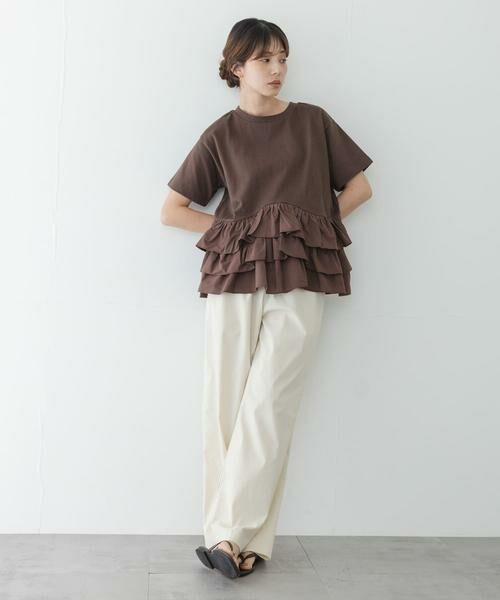 Sonny Label / サニーレーベル Tシャツ | ペプラムフリルカットソー | 詳細5