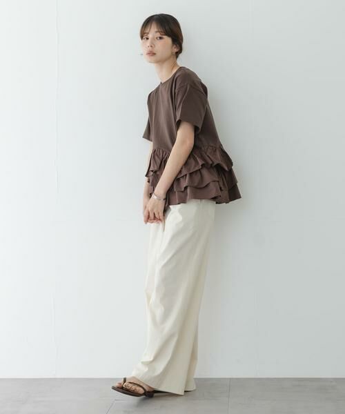Sonny Label / サニーレーベル Tシャツ | ペプラムフリルカットソー | 詳細6