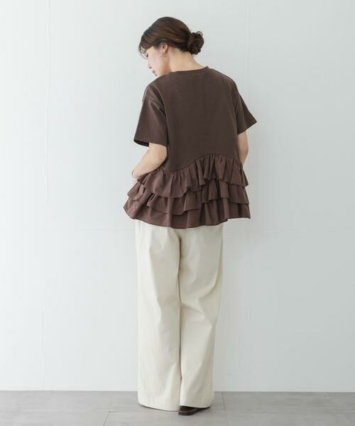 Sonny Label / サニーレーベル Tシャツ | ペプラムフリルカットソー | 詳細7