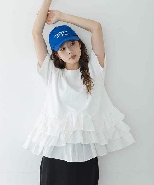 Sonny Label / サニーレーベル Tシャツ | ペプラムフリルカットソー | 詳細12