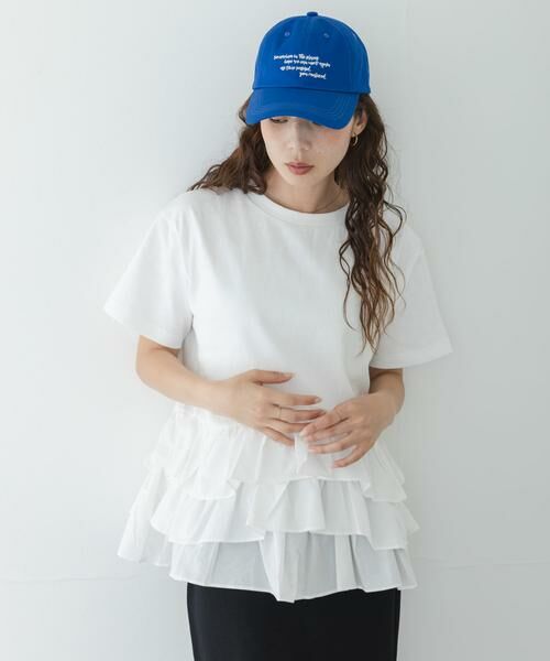 Sonny Label / サニーレーベル Tシャツ | ペプラムフリルカットソー | 詳細13