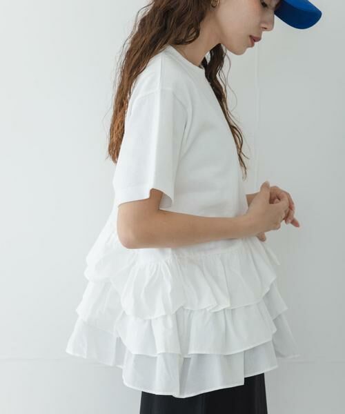 Sonny Label / サニーレーベル Tシャツ | ペプラムフリルカットソー | 詳細16