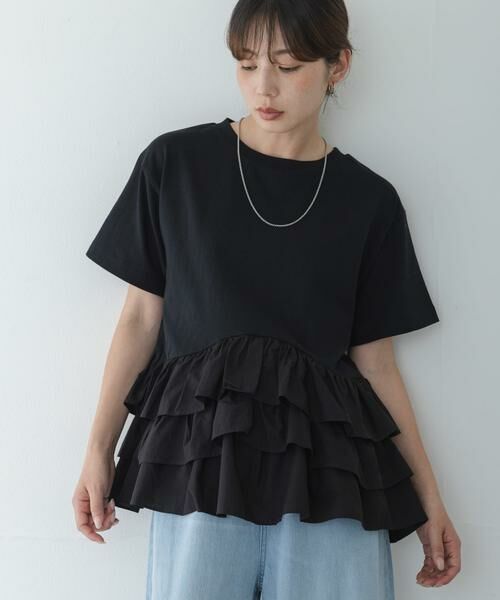 Sonny Label / サニーレーベル Tシャツ | ペプラムフリルカットソー | 詳細22