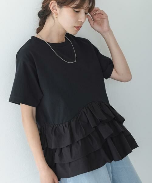 Sonny Label / サニーレーベル Tシャツ | ペプラムフリルカットソー | 詳細23