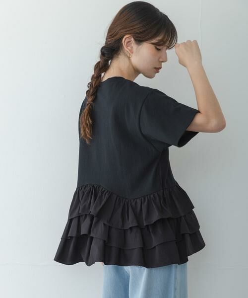 Sonny Label / サニーレーベル Tシャツ | ペプラムフリルカットソー | 詳細24