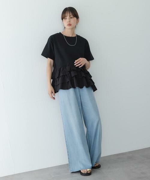 Sonny Label / サニーレーベル Tシャツ | ペプラムフリルカットソー | 詳細26