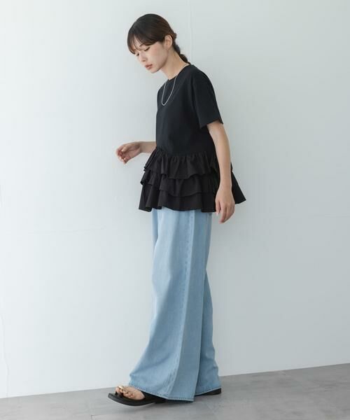 Sonny Label / サニーレーベル Tシャツ | ペプラムフリルカットソー | 詳細27